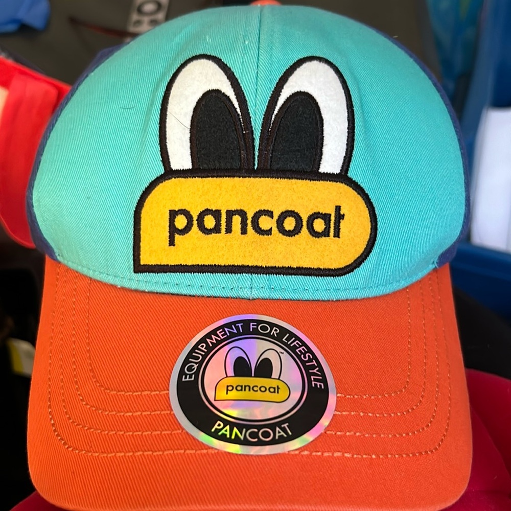 Pancita hat - green orange - very weird
